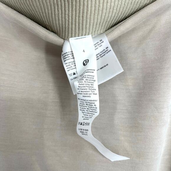 Lululemon Softstreme High Rise Midi Skirt Mojave Tan Size 4 - Picture 3 of 8